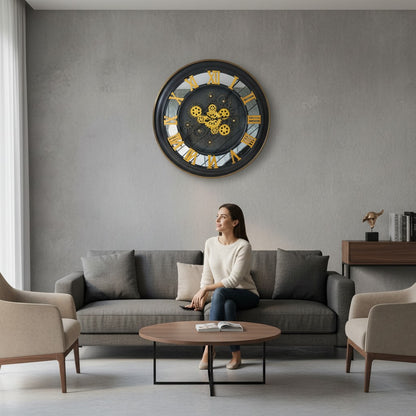 Classic Fusion Gear Wall Clock