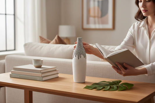 Minimalist Scandinavian Hollow Vase Decor