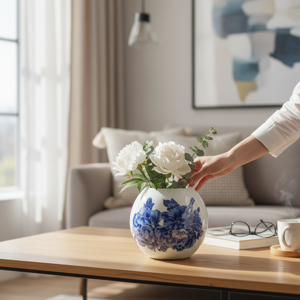 Modern Nordic Ceramic Flower Arrangement Vase