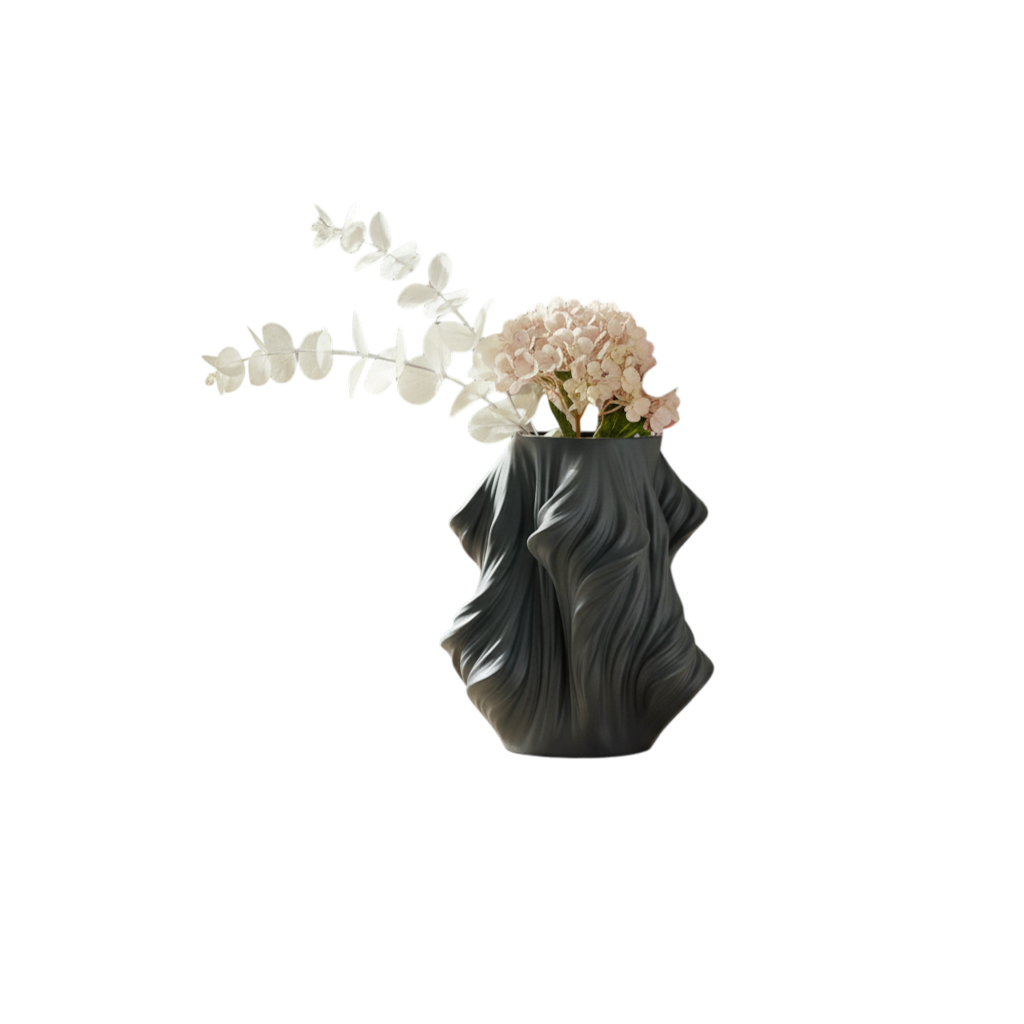 Modern Sculptural Silicone Unbreakable Decorative Vase
