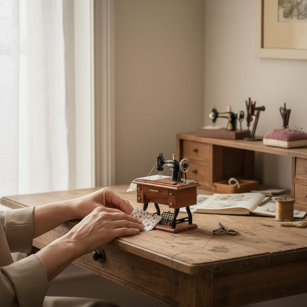 Classic Tailor’s Charm Table Décor