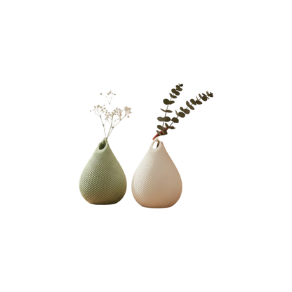 Artistic Fold Design Silicone Vase for Modern Home Décor