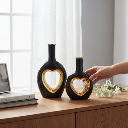 Artistic Nordic Style Ceramic Decorative Flower Vase (SET)