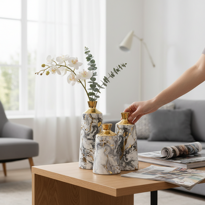 Chic Scandinavian Ceramic Vase for Stylish Home Décor