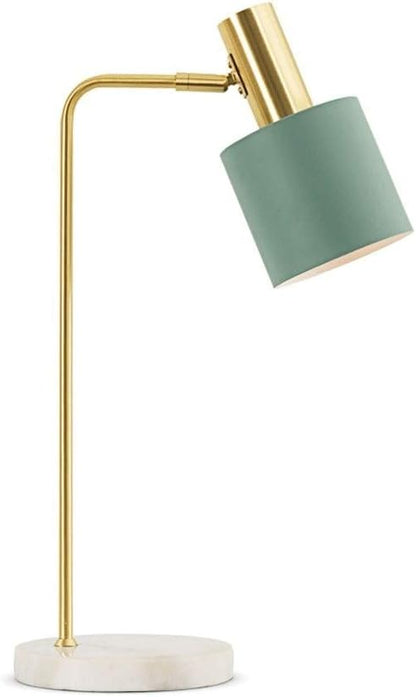 Modern Marble Base side Table Lamp – Blue & White
