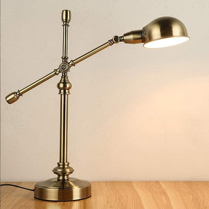 Retro Adjustable Long Arm Eye-Care Desk & Reading Lamp