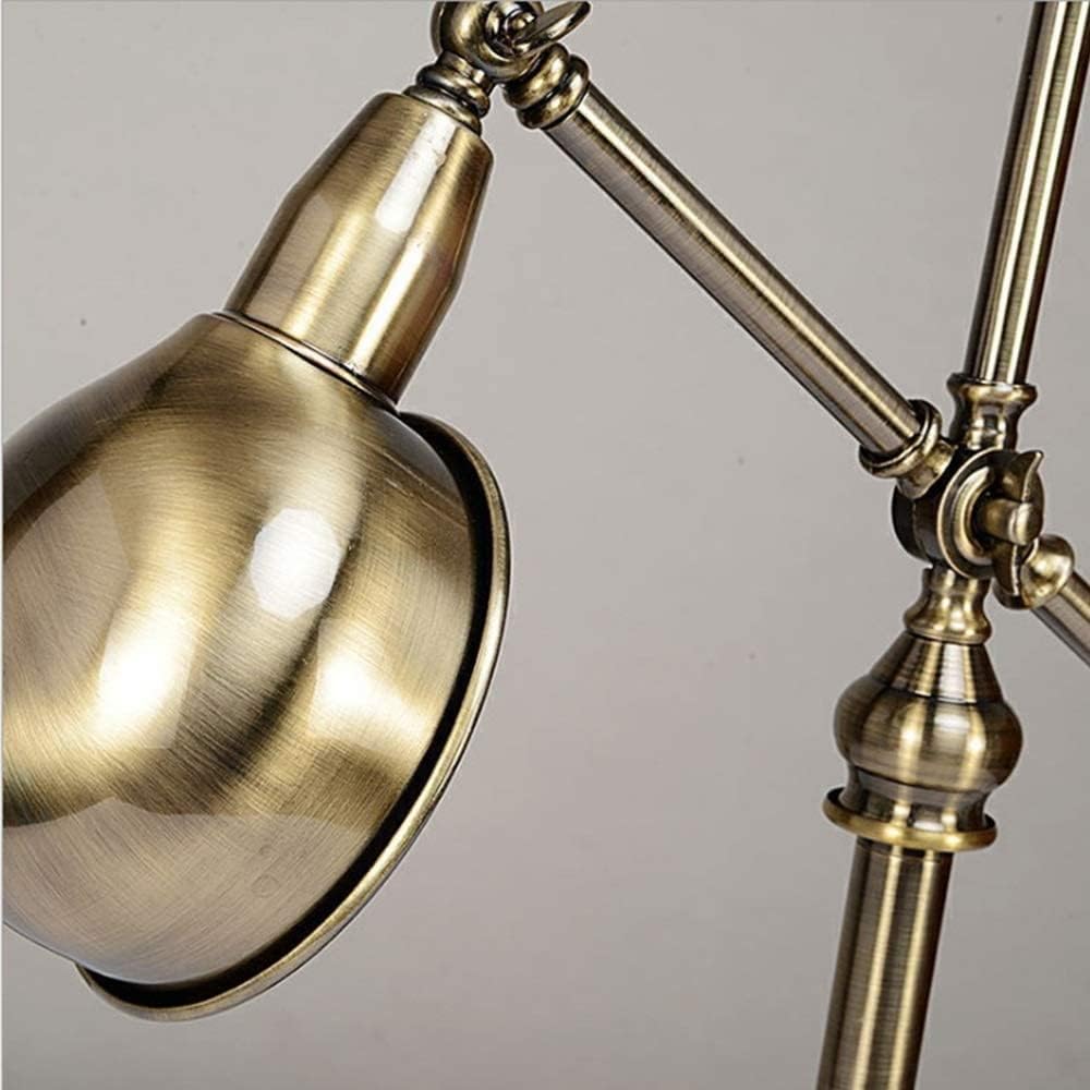 Retro Adjustable Long Arm Eye-Care Desk & Reading Lamp