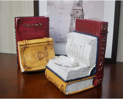 Royal Vintage Equestrian Fiber Bookends Set