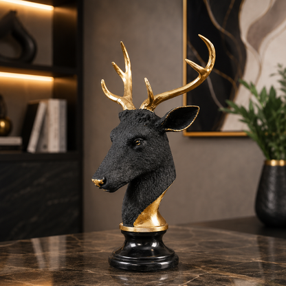 Refined Heritage Equestrian Fiber Sculpture ✨