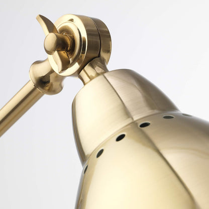 Vintage Brass LED Study Table Lamp