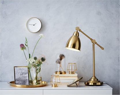 Vintage Brass LED Study Table Lamp