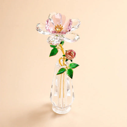 Luxury Antique Style Modern Crystal Art Flower
