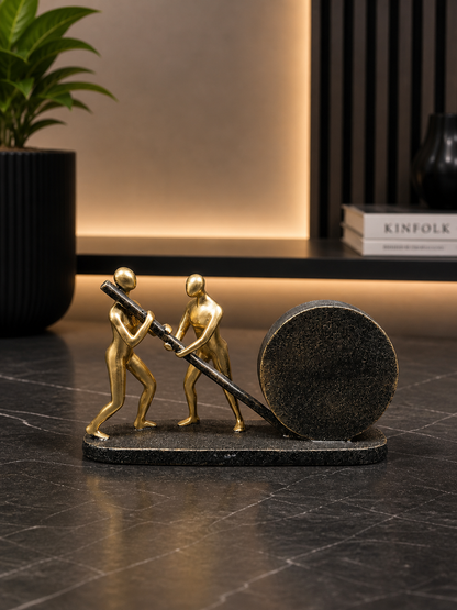 Heritage Luxury Equestrian Fiber Accent Sculpture