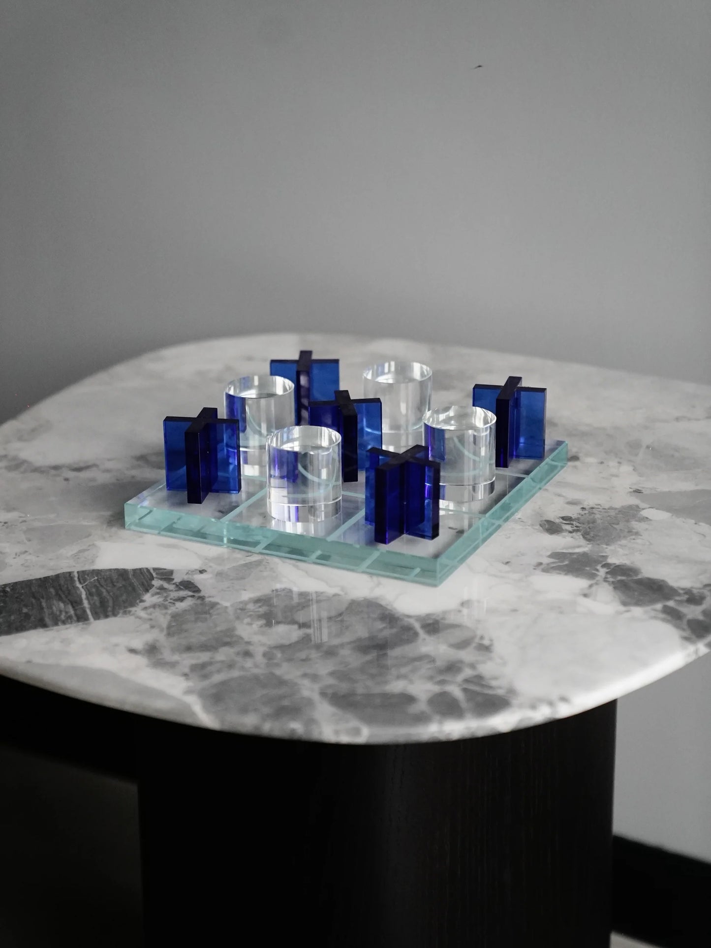Crystal Blue Modern Game Board