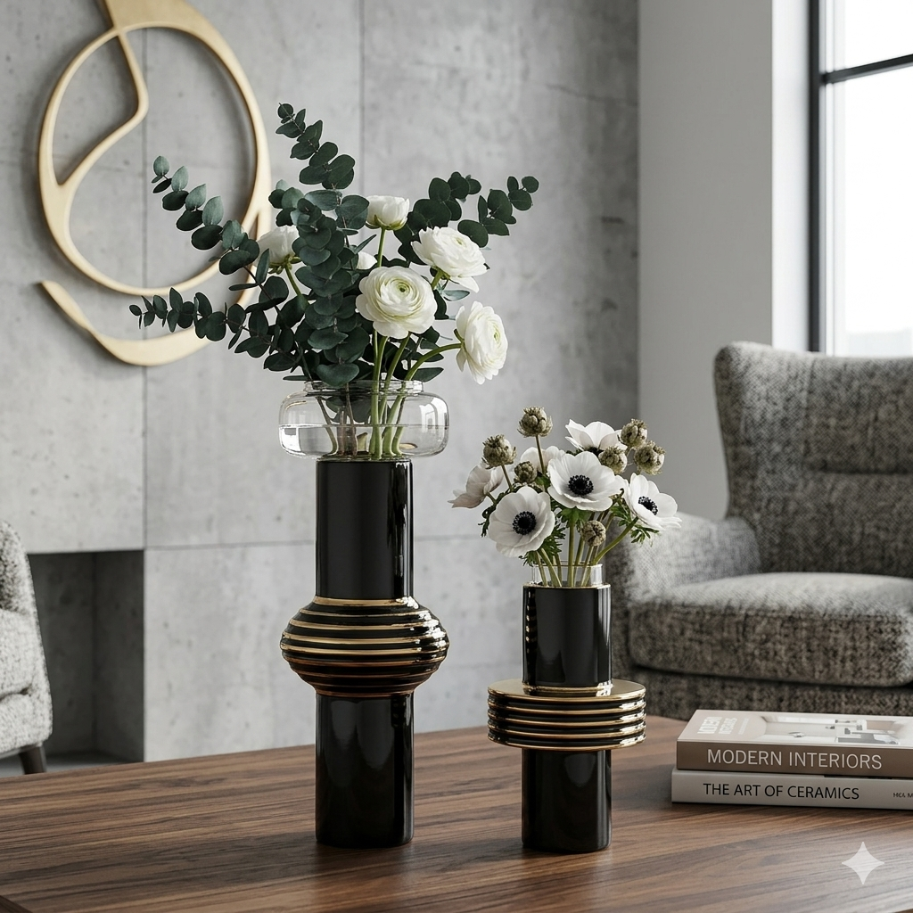 Modern Minimal Nordic Ceramic Vase