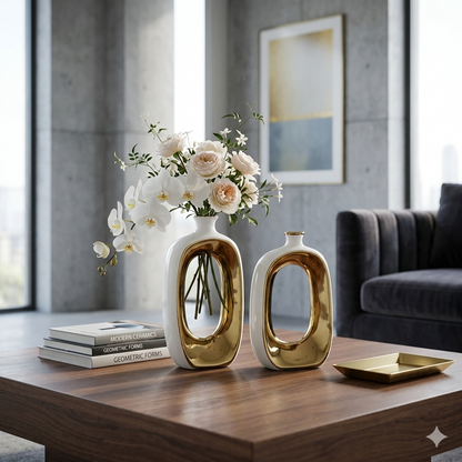 Handcrafted Nordic Inspired Ceramic  Vase