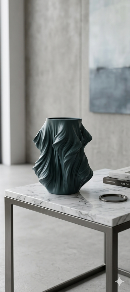 Modern Sculptural Silicone Unbreakable Decorative Vase