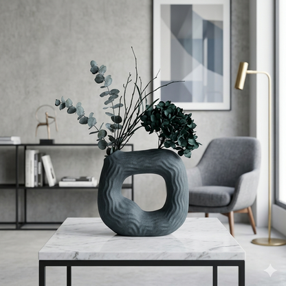 Scandinavian Inspired Modern Ceramic Accent