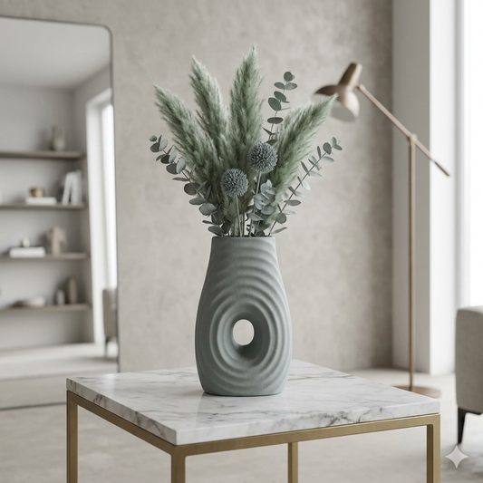 Minimalist Nordic Style Ceramic Flower Vase