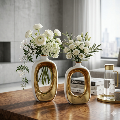 Handcrafted Nordic Inspired Ceramic  Vase