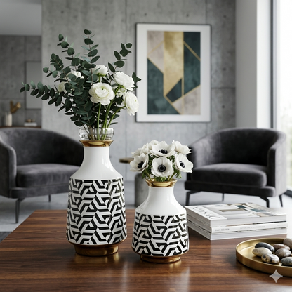 Luxury Nordic Style Ceramic Vase for Elegant Décor