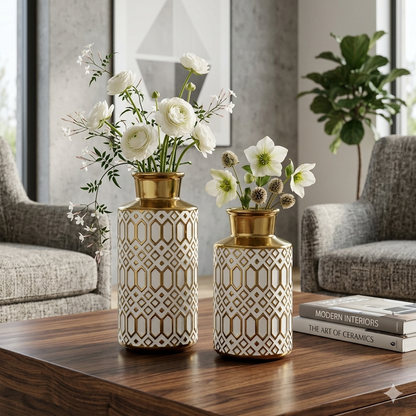Nordic Harmony Sculptural Ceramic Vase ✨