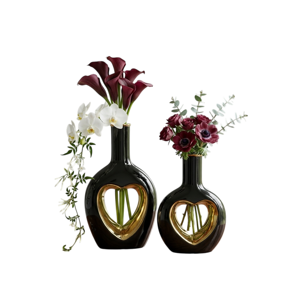 Artistic Nordic Style Ceramic Decorative Flower Vase (SET)