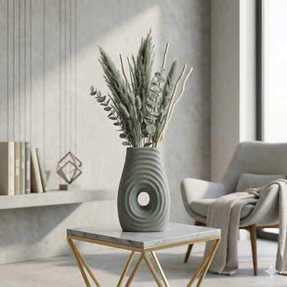 Minimalist Nordic Style Ceramic Flower Vase