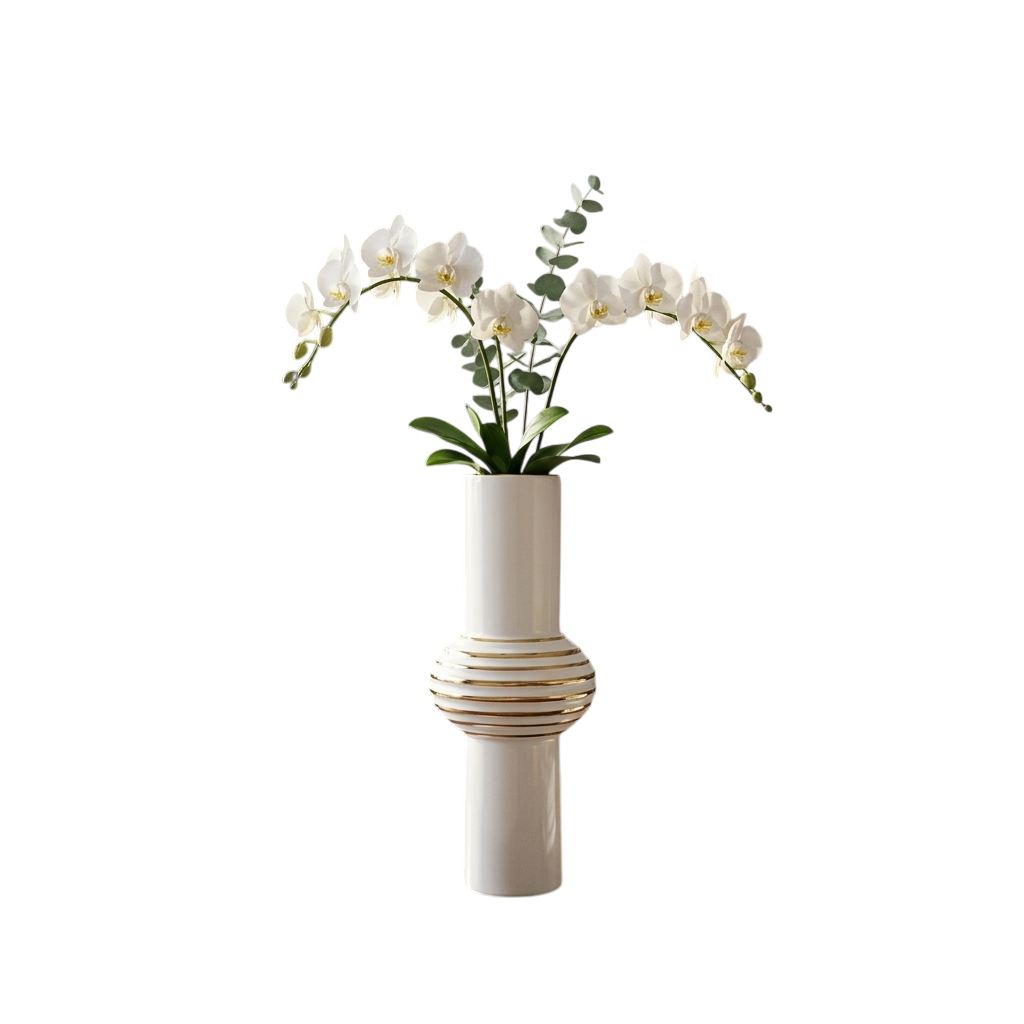 Refined Nordic Ceramic Decorative Vase for Modern Interiors