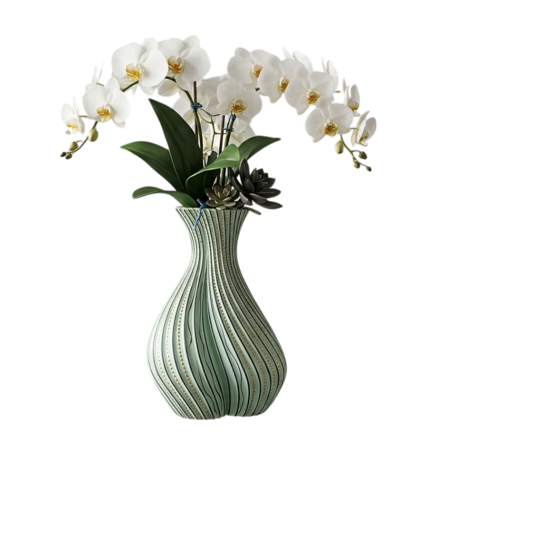 Abstract Nordic Style Silicone with Unbreakable Vase