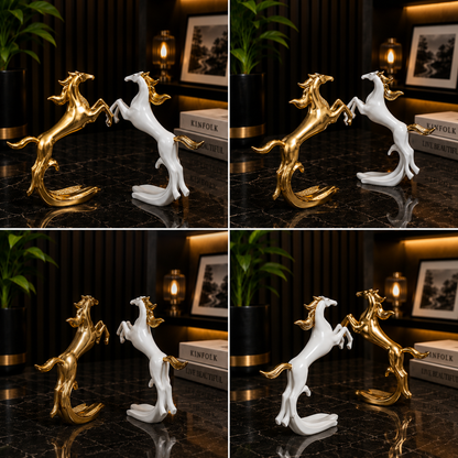 Classic Prestige Horse Rider Fiber Accent